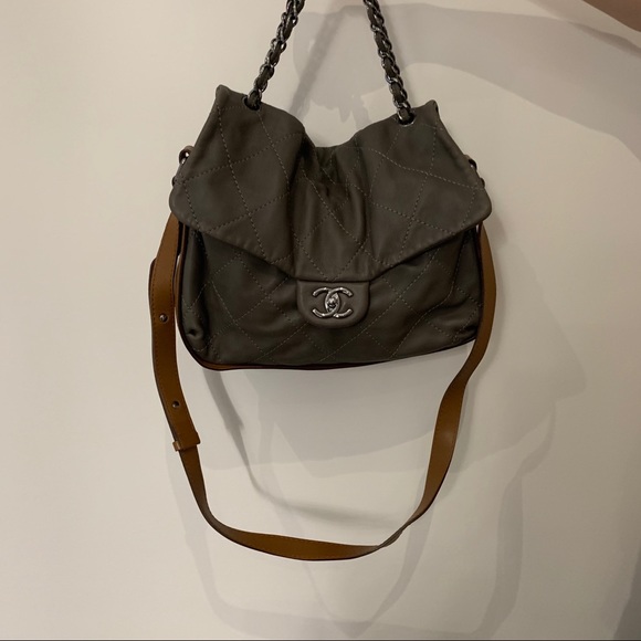 Chanel Grey Handbag Purse - Picture 8 of 13